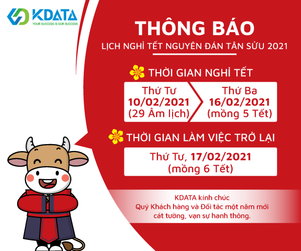 Thông báo Lịch Nghỉ Tết Nguyên Đán Tân Sửu 2021